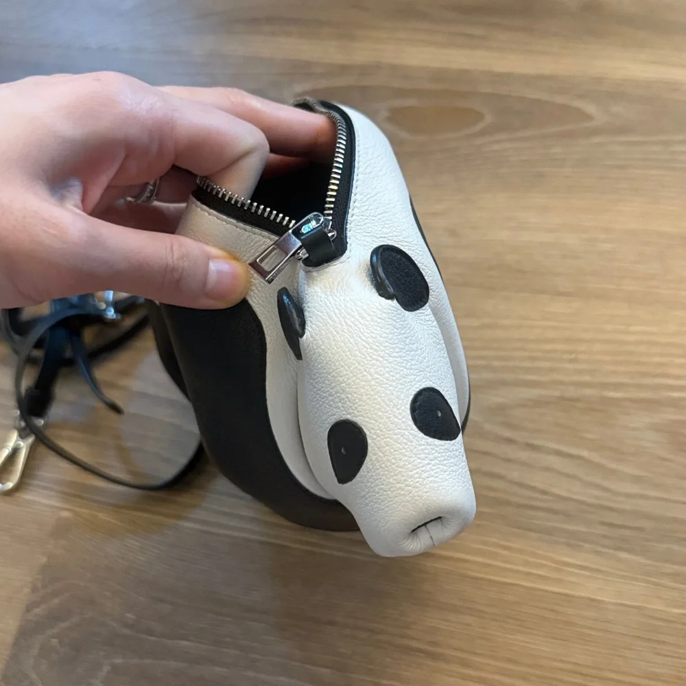 Loewe panda calf leather crossbody bag - Picture 3 of 6